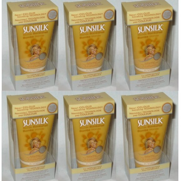 SUNSILK Blonde Bombshell Color Boost 6 Tubes New In Box - Picture 1 of 1